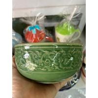 ราคา ถ้วยเซรามิคลายไทยดอกพุดตาน5นิ้ว (19477925921)