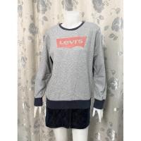 ราคา (SWY516) เสื้อสเวตเชิ้ตคอกลม ผ้าเกล็ดปลา วินเทจ แบรนด์ Levi’s ไซส์ L อก 38“ (ยืดได้ถึง 48“) ⭐️มือสองค่ะ⭐️ (41151009962)