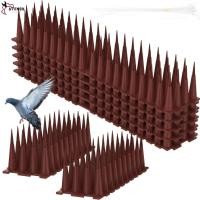 ราคา 4แถวพลาสติกไล่นก Spikes นกขนาดเล็ก Spikes สําหรับเก็บนก Away Bendable Pigeon Spikes สําหรับรั้วหลังคาผนัง SHOPSBC3793 (24991971912)
