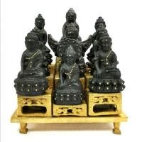 ราคา ชุดพระกริ่งปวเรศ บรมราชวัง ประจำรัชกาลที่5 วัดบวรฯ ปี2434 เนื้อสัมฤทธิ์กลับดำ ฝังหมุดทองคำแท้ (5139119309)