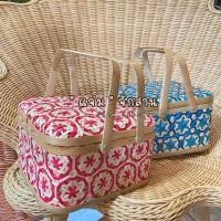 ราคา กล่องไม้ไผ่สาน ลายพิกุล ปิ่นโตไม้ไผ่ ทรงเหลี่ยม ปิ่นโตใส่ของอเนกประสงค์ ปิ่นโต - แจ่มจักสาน (16960040957)