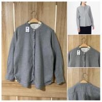 ราคา ▪️เสื้อคอจีน Muji สีเทาผ้าคอตตอน 100% มือสอง สภาพดี (28718005490)