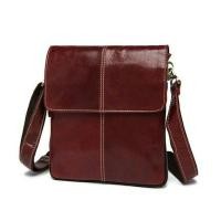 ราคา LB02 กระเป๋าสะพายข้าง ผู้ชาย หนังแท้ ใบเล็ก กะทัดรัด (1439093783)