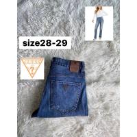 ราคา GUESS Straight fit Jeans แท้% มือสอง (24794741971)