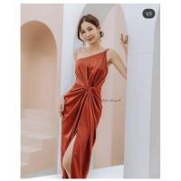 ราคา ราตรียาวออกงาน สีส้มอิฐ แบรนด์red carpet (2651316585)