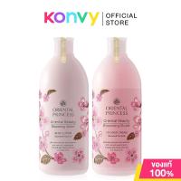 ราคา Oriental Princess Set 2 Items Beauty Blooming Violet Shower Cream 400ml + Body Lotion 400ml เซท 2ชิ้น. (25492199517)