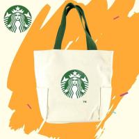 ราคา กระเป๋าผ้าลดโลกร้อน สกรีนลายนางเงือก สตาร์บัค (6479961819)