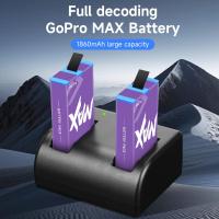 ราคา แบตเตอรี่ Palo GoPro Max แบตเตอรี่แบตเตอรี่ลิเธียมแบบชาร์จไฟได้ 1860mAh (27663422988)