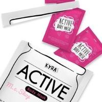 ราคา Active Body Mask by KYRA✨ แอคทีฟ เซรั่ม ผสม ผงเผือก (518625166)