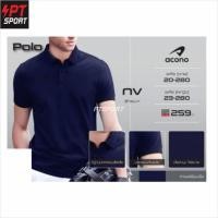 ราคา เสื้อโปโลกีฬาคอปก ACONO 20-280 สีกรม (24505673557)
