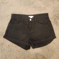 ราคา กางเกง ยีนส์ ขาสั้น แบรนด์ Brand H&M สีดำ Size 34 (40402124518)