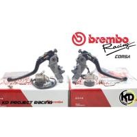 ราคา Brembo ข้างซ้าย 16+17,19 RCS Corsa Corta แท้ รวมกระปุก สวิทไฟเบรค ลวดยึดกระปุก ครบ (10633430500)