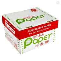 ราคา กระดาษต่อเนื่อง TKS 9" x 11" 1ชั้น ไม่มีเส้น(2000ชุด) (5088471468)
