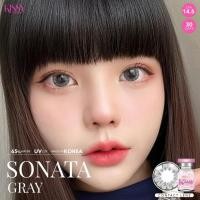 ราคา คอนแทคเลนส์❤️ขนาดบิ๊กอายโตมาก❤️ sonata (Kissylens) สี : Brown / Gray (27427053154)