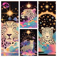 ราคา 【PL】ภาพวาดปักเพชร พลอยเทียม คริสตัล ทรงกลม ลายเสือดาว 5D ขนาด 40X60 ซม. DIY สําหรับตกแต่งบ้าน (24619362611)