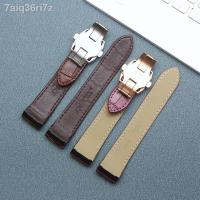 ราคา Cartier Santos Leather Watch Band Santos Santos Tank Men s Women s Leather Strap Accessories (21340965564)