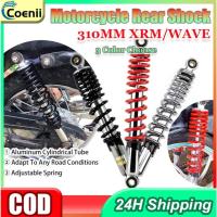 ราคา โช๊คหลังรถจักรยานยนต์ XRM/WAVE 310mm สีดําสีแดงElectroplating Universal Shock รองรับชุดหนึ่งคู่ (24288611389)
