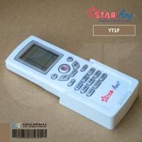 ราคา รีโมทแอร์ Star Aire (แท้ศูนย์) รีโมทแอร์พร้อมฐานเสียบรีโมท Model YT1F อะไหล่แอร์ ของแท้ศูนย์ (3851870472)