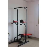 ราคา บาร์โหนตั้งพื้น บาร์โหน ยืดตัว บริหารหน้าท้อง Pull Up Station Chin Up and Dip Bar (สีดำ/ฟ้า)（B316-CN) (1578708275)