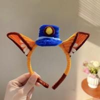 ราคา Judy Rabbit Officer Twist Stick Headband Earband Nick Fox Hair Band ยืดผม Crazy Zootopia Amusement Park Photo (26183381458)