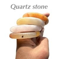 ราคา กำไลหิน ควอตซ์สีโทนเหลือง กำไลข้อมือ หินสีโทนธรรมชาติ (29616288500)