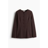 ราคา H&M(เอชแอนด์เอ็ม) เสื้อเบลเซอร์แบบ Interlock ผู้หญิง 1299853 (24945607810)