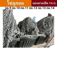 ราคา โซ่ลูกแห โซ่แห ลูกอวน คุณภาพดี โซแห่ชุบสังกะสีกันสนิม อุปกรณ์ตกปลา แบ่งขายเป็นกิโลกรัม) เบอร์ 9 10 11 12 13 14 (18395619847)