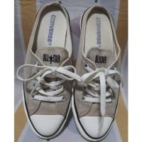 ราคา CONVERSE ALL STAR รองเท้าผ้าใบเปิดส้น (มือสอง) size:37 ยาว 23.5 cm พร้อมส่ง (24021976366)