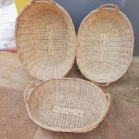 ราคา ตะกร้าหวาย (พร้อมส่ง) 3 ใบ Set ใช้ใส่ของ หรือเป็นที่นอนแมว ใหญ่ M.L.XL (4159014276)