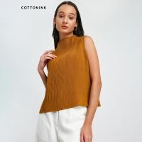 ราคา Cottonink - เสื้อเชิ้ตผู้หญิง Camel Kerstin (41005802389)