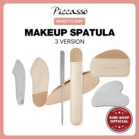ราคา [PICCASSO] ไม้พายแต่งหน้า (ของแท้ / โค้ง / 2 ทาง) พร้อมฝาปิดหนัง / เครื่องมือแต่งหน้าเกาหลี (25504182921)