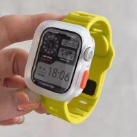 ราคา สายนาฬิกาข้อมือ ซิลิโคน สําหรับ iWatch s8 s9 iwatch7 Series 9 8 7 6 5 4 3 2 (21096417300)