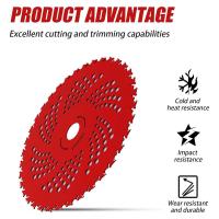 ราคา 2 ชิ้นใบมีดตัดแปรงเปลี่ยนคาร์ไบด์เครื่องตัดหญ้าตัดแผ่นวงกลมหญ้าแปรงตัดแผ่นใบมีดสําหรับตัดหญ้าต้นไม้ ที ริมเมอร์ (28136677746)