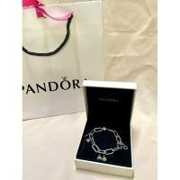 ราคา ส่งต่อกำไล pandora พร้อม charms แบบโซ่ (25037323028)