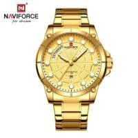 ราคา NEW นาฬิกา นาฬิกา naviforce แท้ ของแท้ ราคาถูกมาก รุ่น NF9152 G/G สีทอง สายแสตนเลส รับประกัน 1ปี มีเก็บเงินปลายทาง (2049098902)