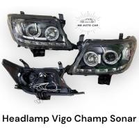 ราคา ไฟหน้า Vigo Champ 2012 2013 2014 led โปรเจคเตอร์ โคมดำ ไฟหน้าแต่ง Vigo Champ (23034125272)