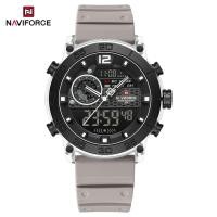 ราคา NAVIFORCE 6104 Dual Display ธุรกิจแฟชั่นมัลติฟังก์ชั่นนาฬิกาผู้ชาย (43254331445)