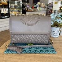 ราคา พร้อมส่ง Tory Burch Fleming Convertible Shoulder Bag Silver (3310775565)
