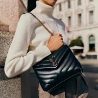 ราคา หลุยส์วิตตอง YSL SAINT LAURENT LouLou medium กำลังเดินทาง กระเป๋าสะพาย (29126274773)