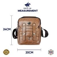 ราคา กระเป๋าสะพายข้างหนังสังเคราะห์ Polo XIII PXSB720-1995016 (23543685234)