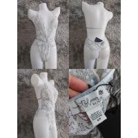 ราคา #ชุดชั้นในเซ็กซี่ จีสตริง ลูกไม้ทั้งตัวสีขาวฟ้า มือ 1#IN BLOOM SIZE S อก 32" (42504510444)