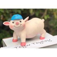 ราคา เก่าเก็บ กระปุกออมสินหมู ปีกุน ออมสินปีกุน หมูอ้วนสีชมพู หน้าตารื่นเริง ร้านภูฟ้า ฝีพระหัตถ์สมเด็จพระเทพ ฯ (28910464004)