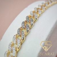 ราคา 65Carat - เลสข้อมือเพชรแท้ เพชรแท้น้ำ100 ดีไซส์เรียบหรู ฝังเพชรเต็มเส้น (25991523524)