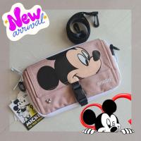ราคา กระเป๋า Anello crossbody mickey กระเป๋าสะพายข้าง คาดอก คาดเอว ถือครัช สีชมพู (22515556687)