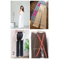 ราคา กางเกงขากระบอกกลาง เอวสูง ผ้าชิโนริ ผ้าวาเลนติโน่ ไซด์m เอว 26 ครึ่ง (นิ้ว) สะโพก38 ยาว41” (1642590913)