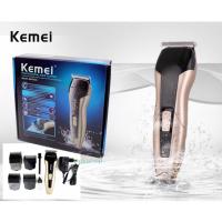 ราคา ปัตตาเลี่ยน kemei แบตตาเลี่ยน ปัตตาเลี่ยนตัดผมไฟฟ้าไร้สายพร้อมที่รองหวี 4 ชิ้น ตัดแต่งทรงผม รุ่น KM5015-JMB (2298789778)