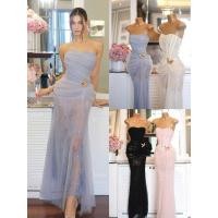 ราคา [MUSE STORE SML] VIDEO - ชุดราตรีจัมเปอร์รัดตัวหรูหราเย้ายวนพร้อมลูกไม้ตาข่ายและป้ายบัฟ (27012256319)