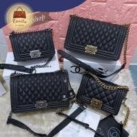 ราคา กระเป๋าสะพายข้างChanel boy ขนาด 8,10นิ้ว (set boxครบกล่อง) #renitabagshop (22408884124)