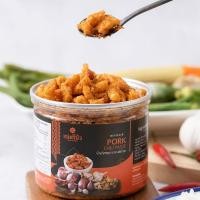ราคา น้ำพริกหมูกระจก (ขนาด 50g) ขายปลีก ขายส่ง ทอดด้วยน้ำมันพืช กรมวิธีสะอาด ไม่เหม็นหืน (8265108608)