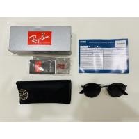 ราคา ray ban ROUND METAL rb3447N ขนาด 50 mm. เลนส์ดำเฟรมดำ (17390704102)